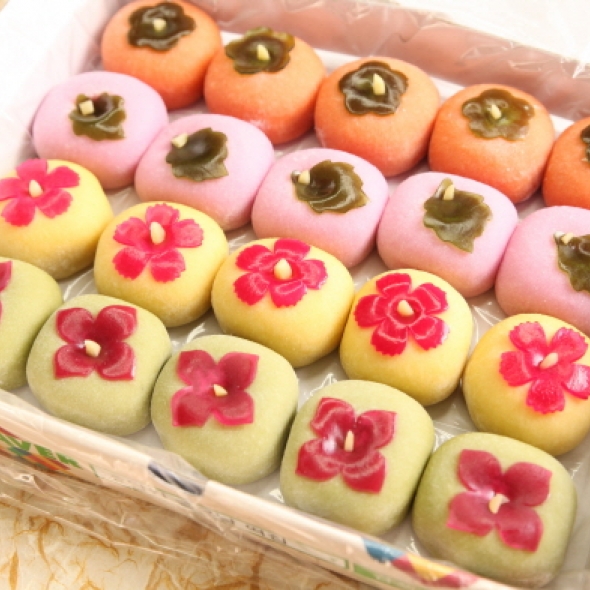 화과자 4종혼합 (70g*20)굳지않는 떡, 아침식사, 선물용