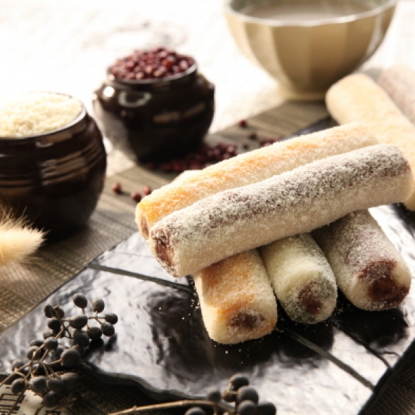 삼색말이떡 (200g*7)굳지않는 떡, 아침식사, 선물용
