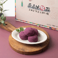 자색카스테라고구마인절미  60g*15개 굳지 않는 떡 아침식사 선물용 개별포장