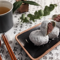 영양쑥왕모찌(100g*20개)굳지않는 떡, 아침식사, 선물용
